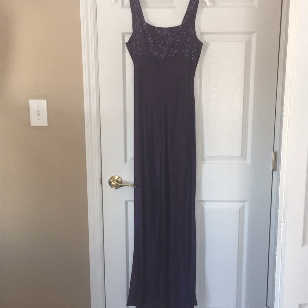 Plum evening gown! Only worn once!